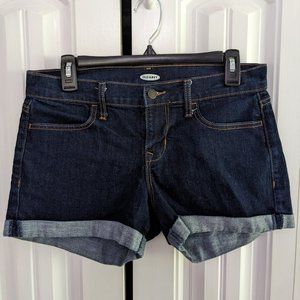 Old Navy Dark Wash Jean Shorts Size 4